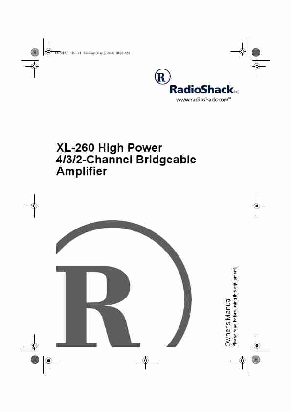 Radio Shack Stereo Amplifier XL-260-page_pdf